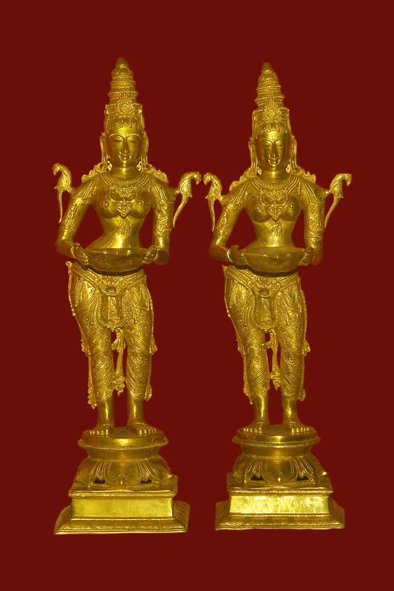 Twin Paavai Vilaku-Diya